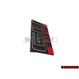 VW Original GLI 16V Avant Embleme Monogramme Logo Noir Rouge - 165853679E