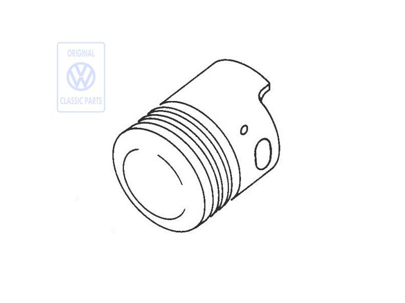 VW Original Piston (Cote Plus Forte) Bleu - 113107119P 001