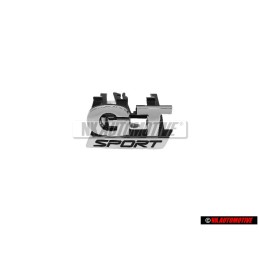 VW Original GT SPORT Avant Embleme Monogramme Logo Chrome - 1K6853679B FXC