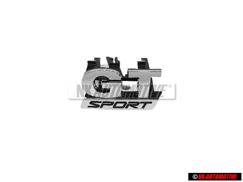 VW Original GT SPORT Avant Embleme Monogramme Logo Chrome - 1K6853679B FXC