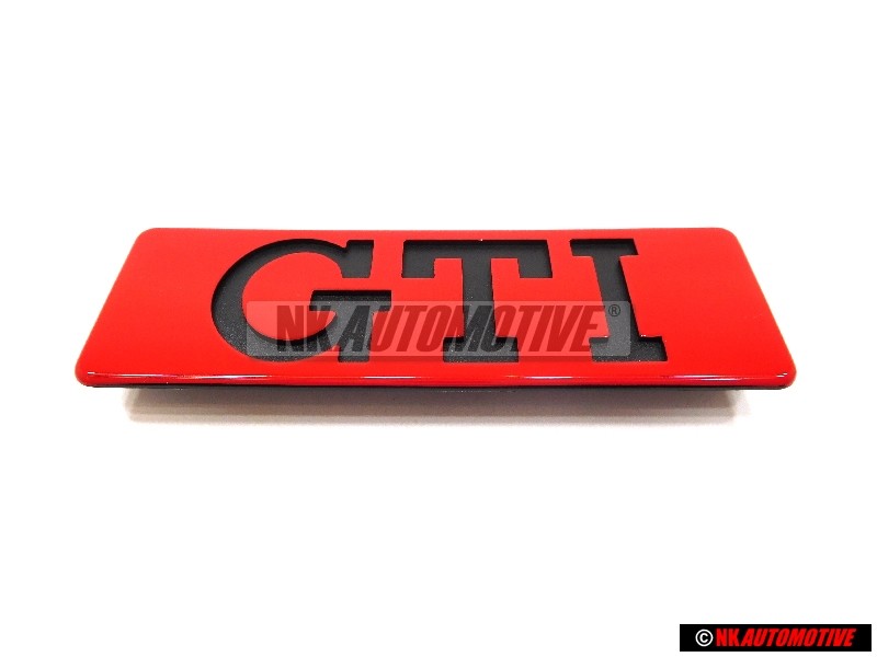 VW Original GTI Côté Embleme Monogramme Logo Rouge - 191853714