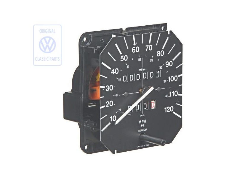 VW Original Tachymetre Avec Compteur Journalier En Milles - 155957033B