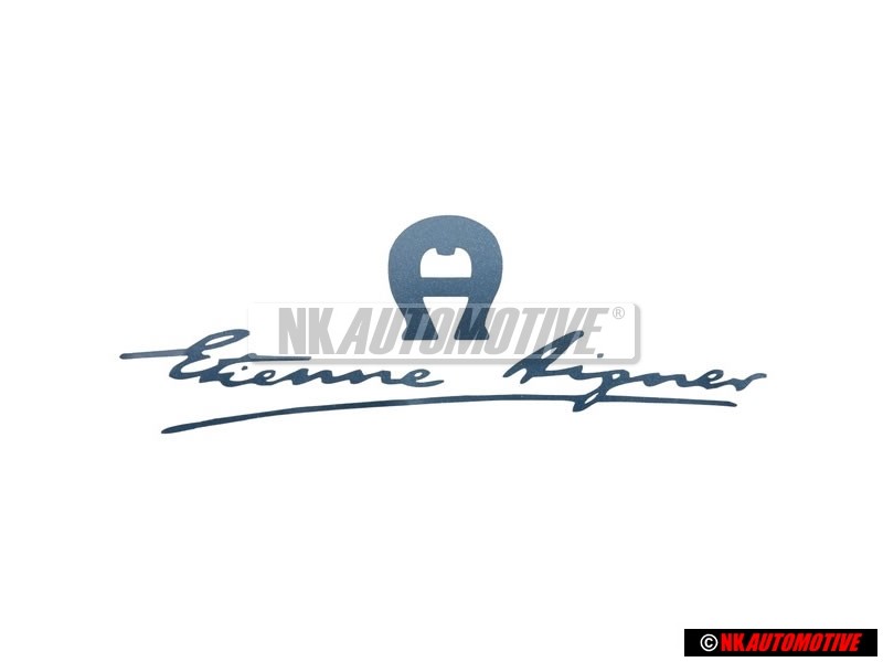 VW Classic Parts Inscription Sur Film Bleu Metallise - 155853687G F26