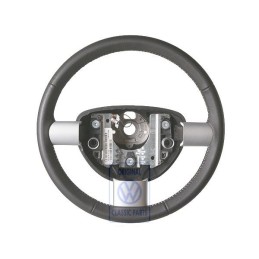 VW Original Volant De Direction (Cuir) Noir/Blanc - 1C0419091DCYXX