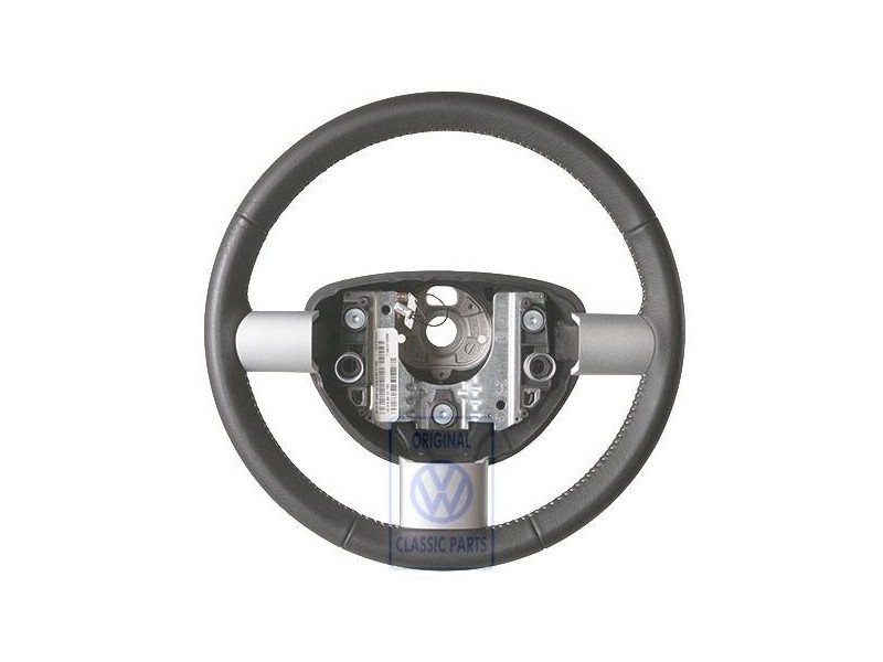 VW Original Volant De Direction (Cuir) Noir/Blanc - 1C0419091DCYXX