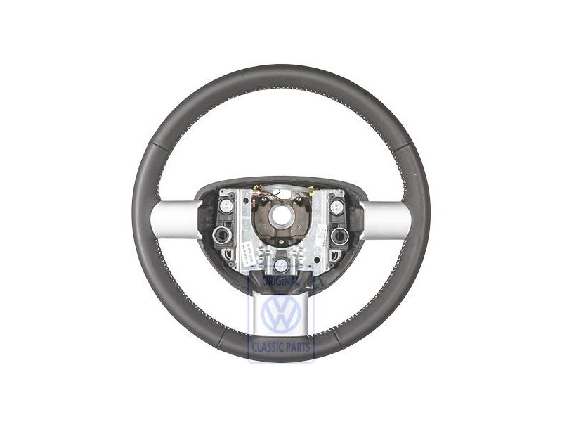 VW Original Volant De Direction (Cuir) Noir/Blanc - 1C0419091DFYXX