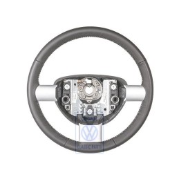 VW Original Volant De Direction (Cuir) Noir/Blanc - 1C0419091DHYXX
