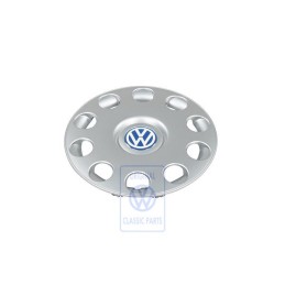 VW Original Enjoliveur De Roue Argent Brillant/Bleu/Blanc - 1C0601147E HRN