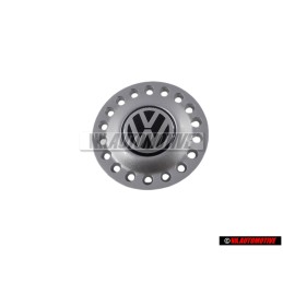 VW Original Enjoliveur De Roue Brillant Chrome/Gris Dolomit - 1C0601149A GRB
