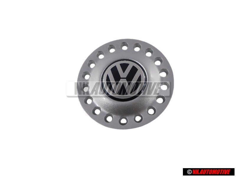 VW Original Enjoliveur De Roue Brillant Chrome/Gris Dolomit - 1C0601149A GRB