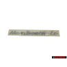VW Original Monogramme Argent - 1C0853313 3BU