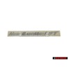 VW Original Monogramme Argent - 1C0853313A 3BU
