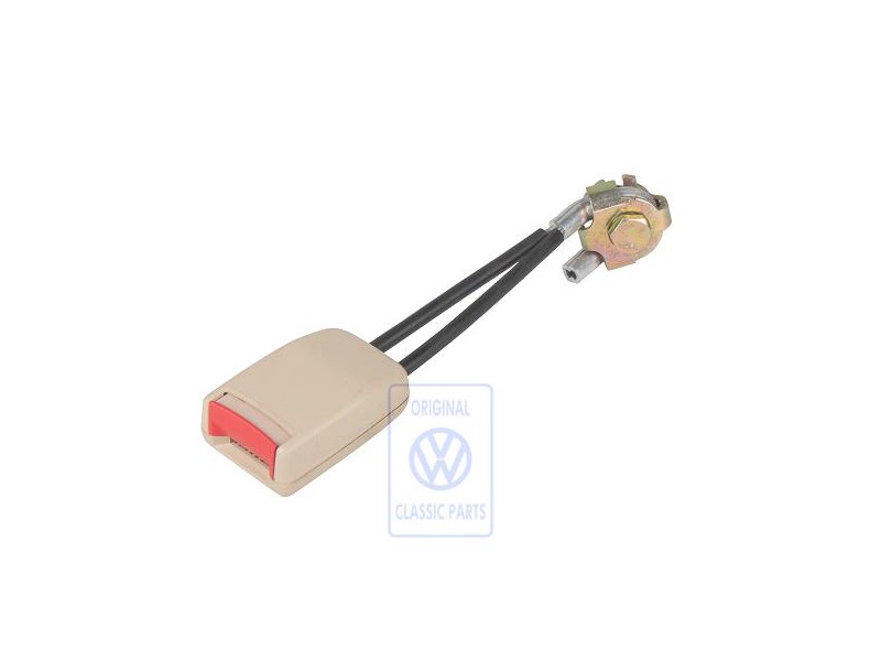 VW Original Boitier De Verrouillage Cream/Rouge Feu - 1C0858675 FSN