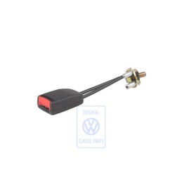 VW Original Boitier De Verrouillage Noir Satin/Rouge Feu - 1C0858676 FCN