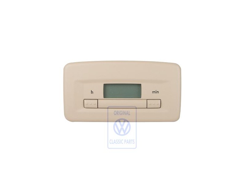 VW Original Montre Numerique Beige Creme - 1C0919203 3PT
