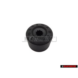 VW Original Capuchon De Boulon De Roue Noir Satine - 6X0601173B 9B9