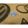 VW Original Clé Embleme Logo Bleu Blanc - 3B0837891