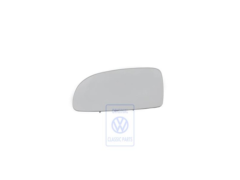 VW Original Miroir (Plan) Avec Plaque-Support - 1C1857521E