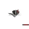 VW Original V5 Avant Embleme Monogramme Logo Chrome Rouge - 1J6853679B GQF