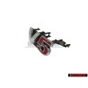 VW Original V5 Avant Embleme Monogramme Logo Chrome Rouge - 1J6853679B GQF