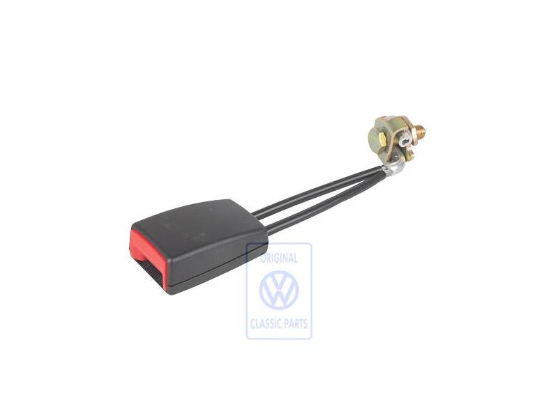 VW Original Boitier De Verrouillage Noir Satin/Rouge Feu - 1E0857740B FCN