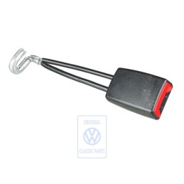 VW Original Boitier De Verrouillage Noir Satin/Rouge Feu - 1E0857756 FCN