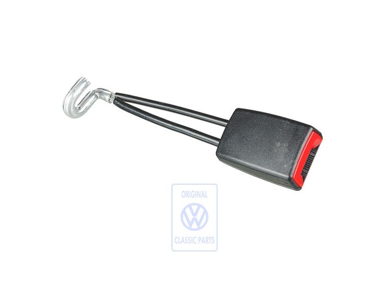 VW Original Boitier De Verrouillage Noir Satin/Rouge Feu - 1E0857756 FCN