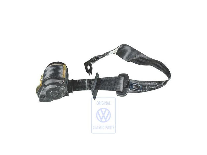 VW Original Ceinture De Securite 3 Points Noir Satine - 1E0857805A B41
