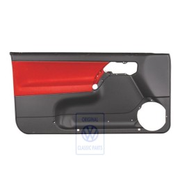VW Original Garniture De Porte (Tissu) Noir/Orange Tropic - 1E0867011AKHFP