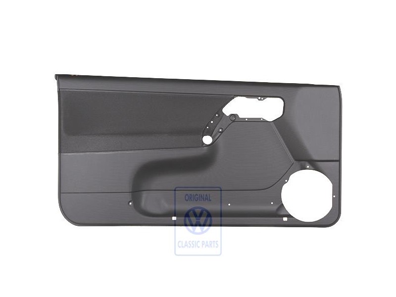 VW Original Garniture De Porte (Tissu) Noir/Noir - 1E0867011AKHFX