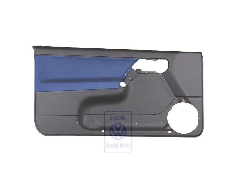 VW Original Garniture De Porte (Tissu) Noir/Orbitblue - 1E0867011ANHFR
