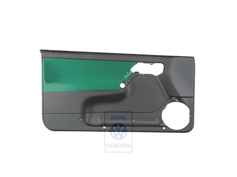 VW Original Garniture De Porte (Tissu) Noir/Vert - 1E0867011ATLZS