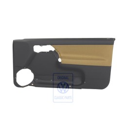 VW Original Garniture De Porte (Tissu) Noir/Jaune Futura - 1E0867012AKHFT