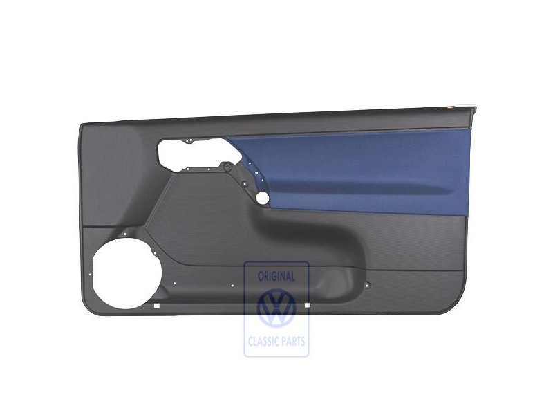 VW Original Garniture De Porte (Tissu) Noir/Orbitblue - 1E0867012ANHFR