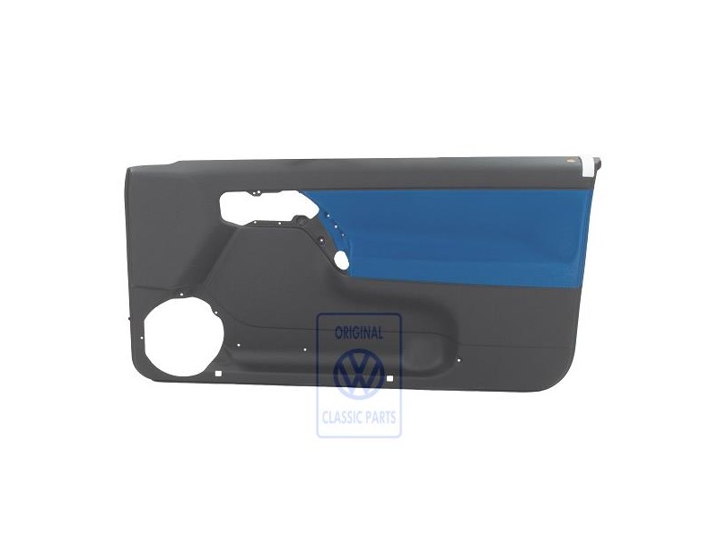 VW Original Garniture De Porte (Tissu) Noir/Bleu Jazz - 1E0867012ATLZQ