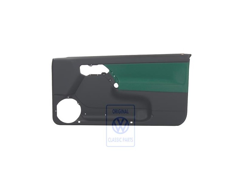 VW Original Garniture De Porte (Tissu) Noir/Vert - 1E0867012ATLZS