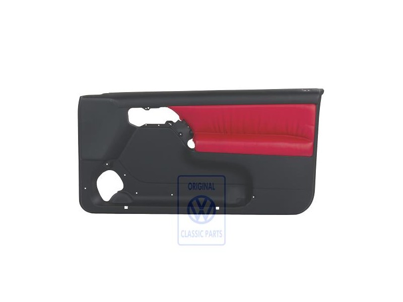 VW Original Garniture De Porte (Cuir/Simili-Cuir) Noir - 1E0867012F EAS