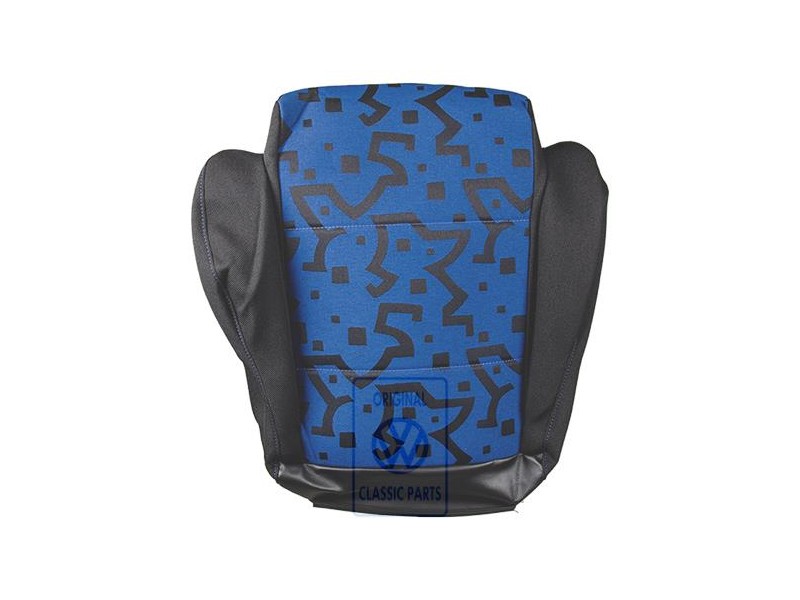 VW Original Garniture De Siege (Tissu) Bleu Jazz/Noir - 1E0881405H HPU