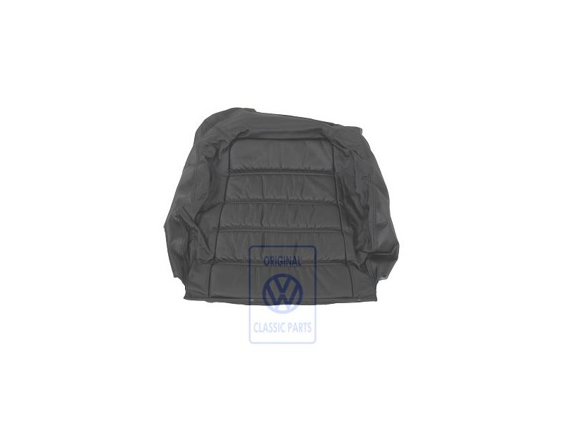 VW Original Garniture De Dossier (Cuir/Similicuir) Noir - 1E0881805AJCLP