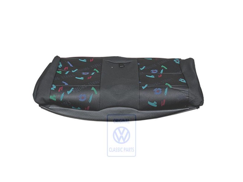 VW Original Garniture De Dossier (Tissu/Similicuir) Noir - 1E0885805J DYG