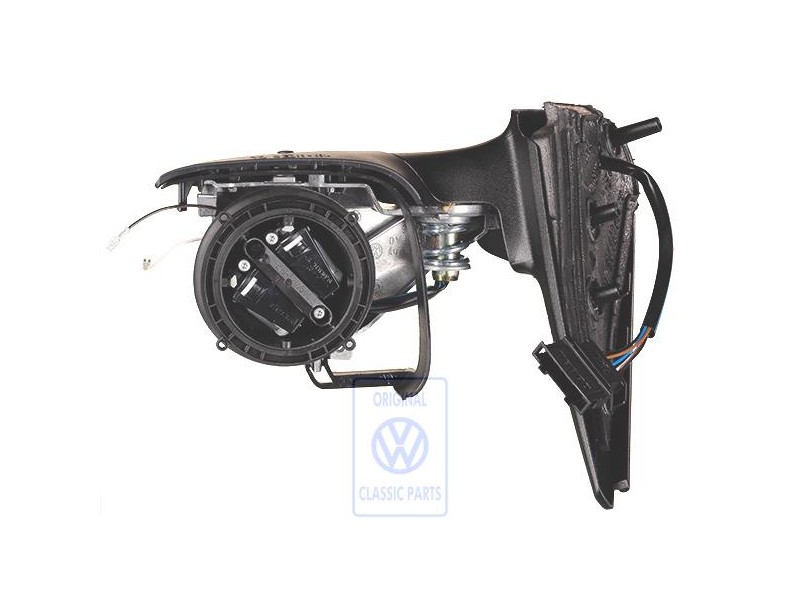VW Original Coque Retroviseur Exterieur Noir Satine - 1E1857508E 01C