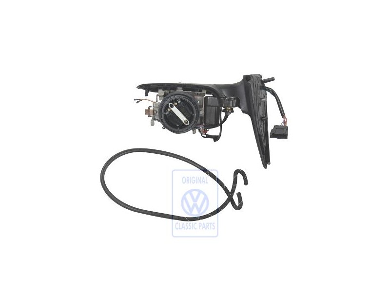 VW Original Coque Retroviseur Exterieur Noir Satine - 1E2857507C 01C