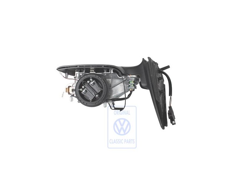 VW Original Coque Retroviseur Exterieur Noir Satine - 1E2857508C 01C