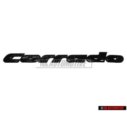 VW Original CORRADO Arrière Embleme Monogramme Logo Noir - 535853687