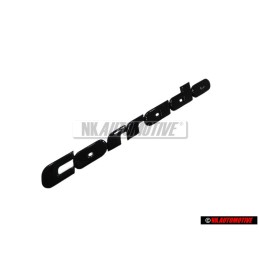 VW Original CORRADO Arrière Embleme Monogramme Logo Noir - 535853687