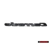 VW Original CORRADO Arrière Embleme Monogramme Logo Noir - 535853687
