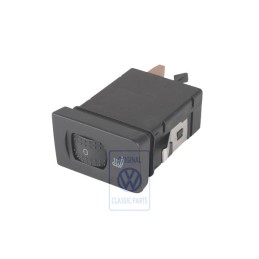 VW Original Commut. P. Chauffage De Siege Noir Satine - 1J0963564H 01C