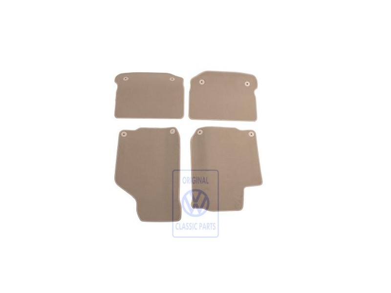 VW Original 1 Serie Tapis Beige Clair - 1J1863011AAHZF