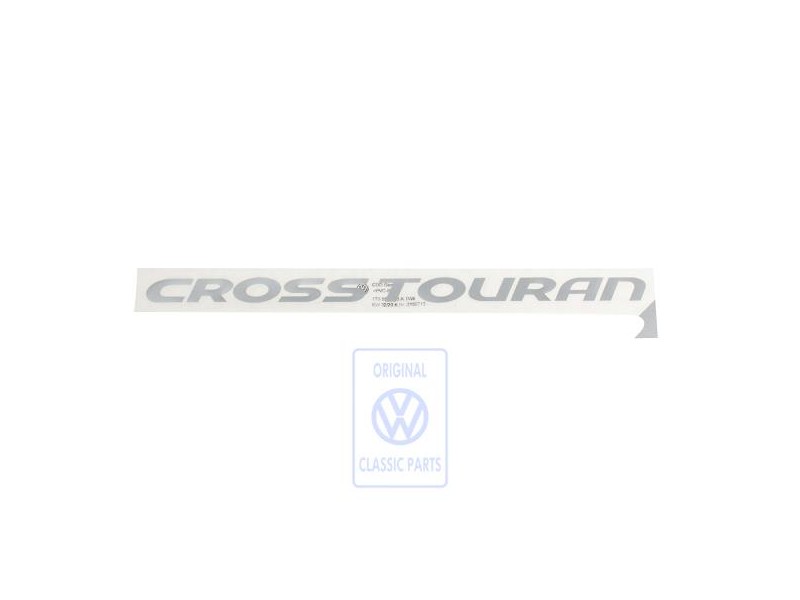 VW Original Feuille Decorative Argent - 1T0853423A 1W4