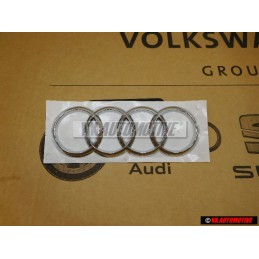 Audi Original Anneaux Arrière Embleme Logo Chrome - 8K9853742A 2ZZ